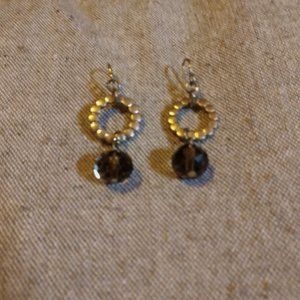 'Subtle Saffron' Crystal Earrings